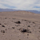 Terrones de vidrio en el desierto de Atacama, sitio de una antigua explosión en el aire de una bola de fuego
